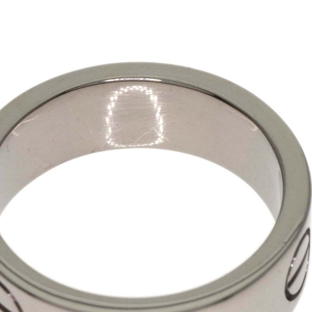 CARTIER 18k Silver Love Ring #49 - Picture 6 of 9